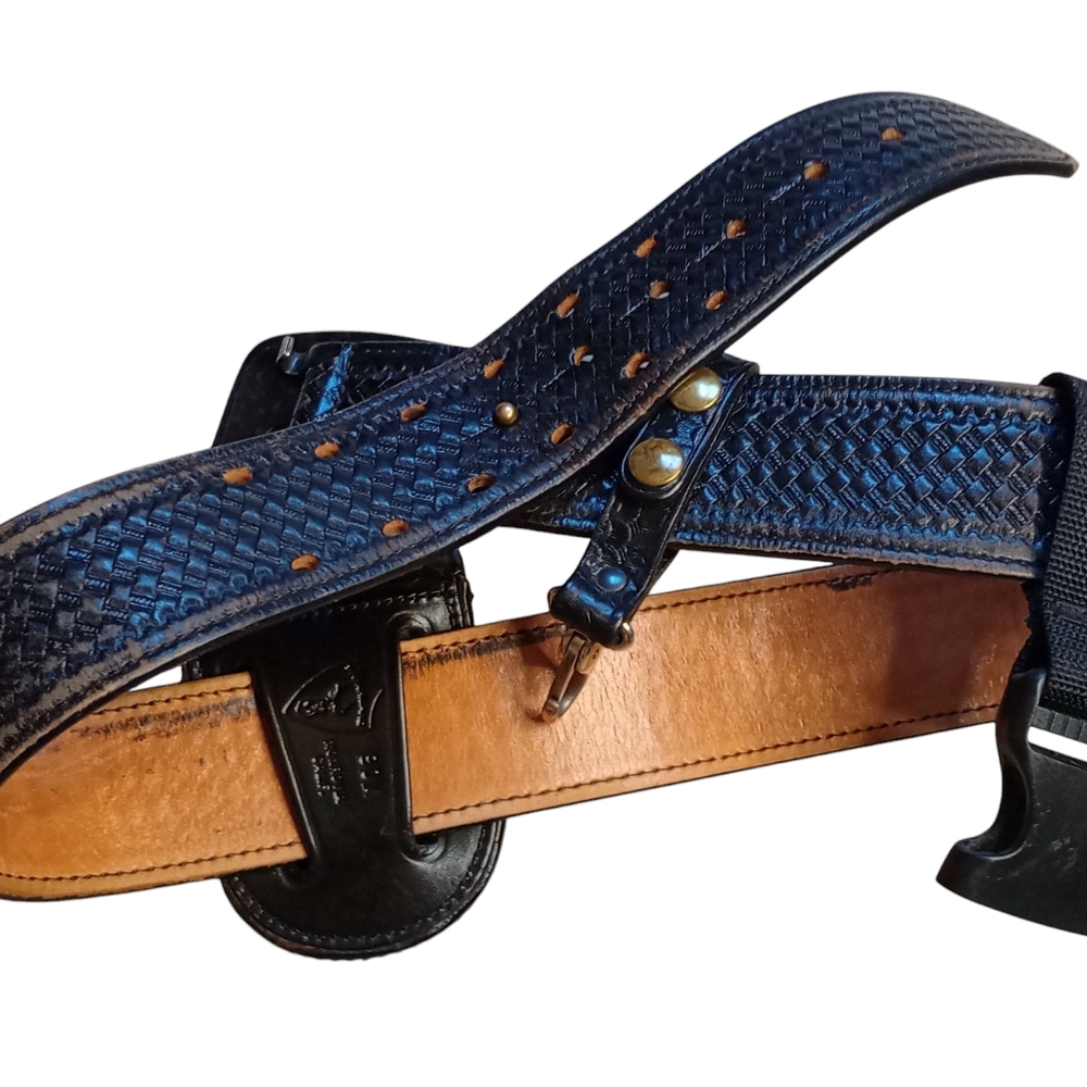 Premium Black and Brown Leather Belt